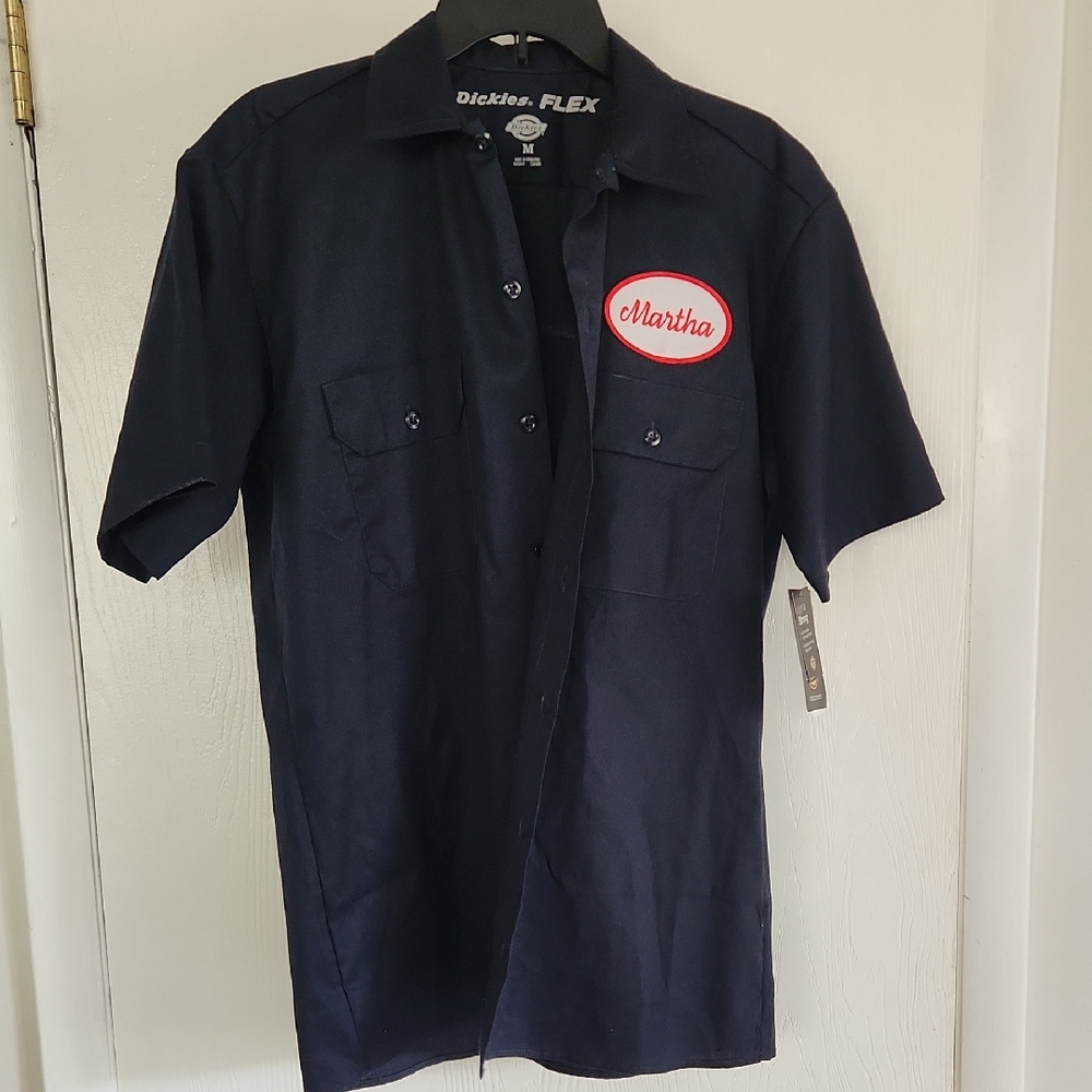 Dickies Flex Dark Blue Casual Shirt